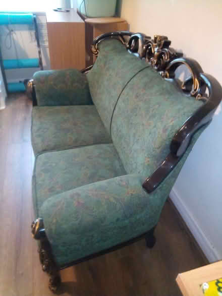Photo of free Two seater ornate sofa (E5) #2
