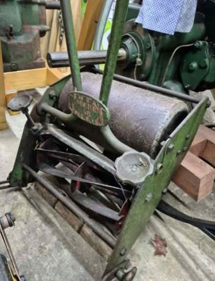Photo of free 1950s Vintage Lawnmower/roller, Green's (Old Walcot SN3) #1