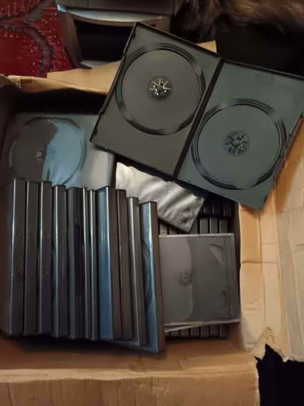 Photo of free DVD cases, new approx 75 in total (Ebley GL5) #1