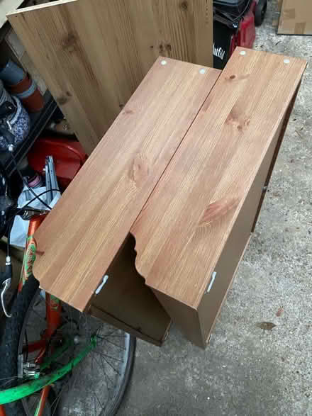 Photo of free 3 dark wood drawers (Amersham Common HP7) #2