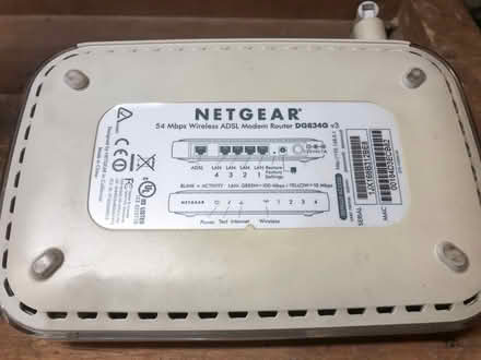 Photo of free Netgear Modem Router 54Mbps Wireless DG834G v3 (Temple Street OX4) #2