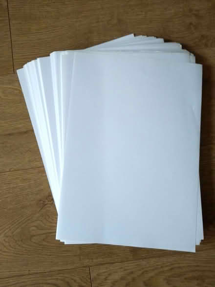 Photo of free Around 150 sheets of A4 Glossy Paper (IP5) #1