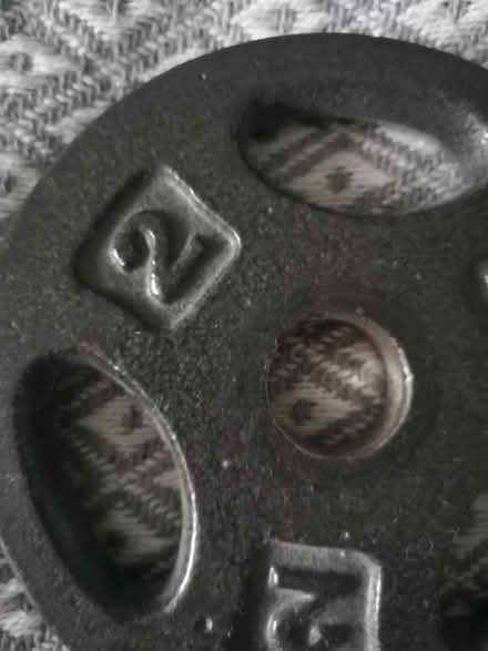 Photo of free 5kg weights (x2) for exercise (Worthing) #2