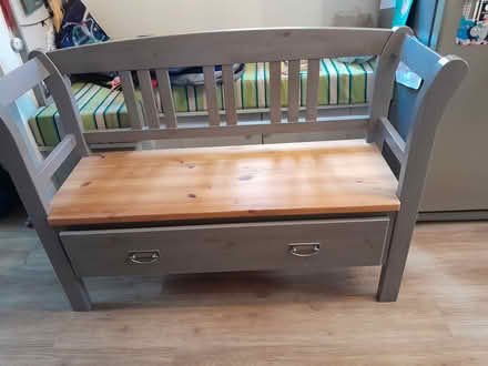 Photo of free Indoor Wooden Bench with draw (Whitefield M45) #1