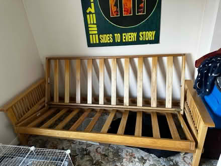 Photo of free Futon bed frame only (Canterbury centre) #1