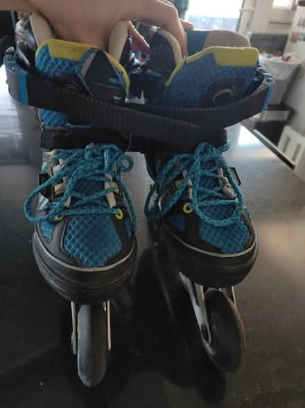 Photo of free Roller skates (blue) (Surrey Quays Station SE16) #2