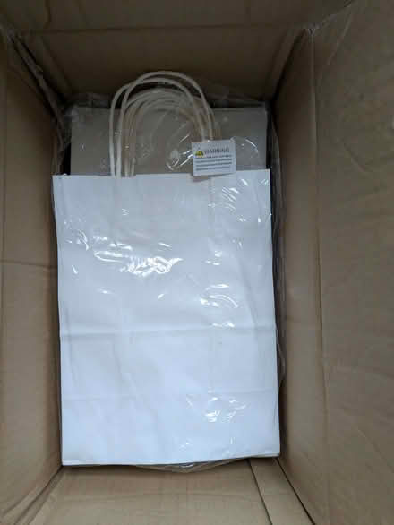 Photo of free White paper party bags (Warley CM14) #2