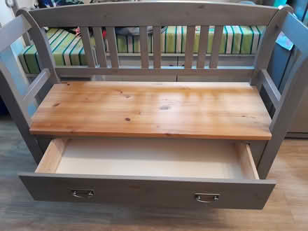 Photo of free Indoor Wooden Bench with draw (Whitefield M45) #4