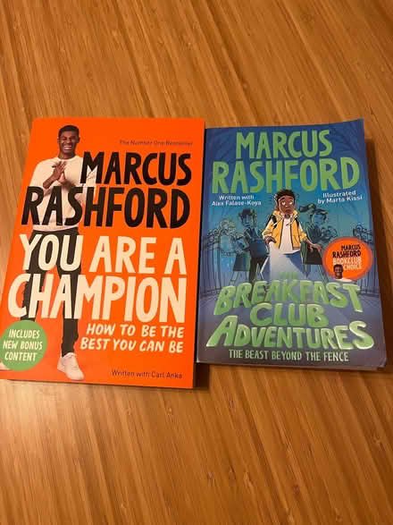 Photo of free Marcus Rashford books x 2 (Florence Park OX4) #1