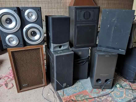 Photo of free Speakers old hi fi (Higher Poynton SK12) #1