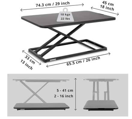 Photo of free Desk sit stand converter (CR8) #3