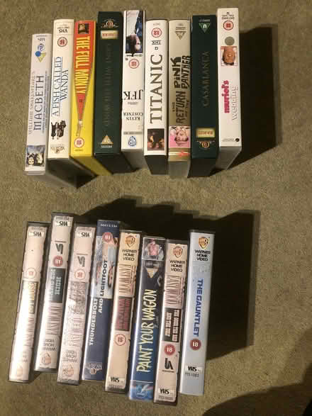 Photo of free VHS cassettes (Farley Heath GU5 9EW) #1
