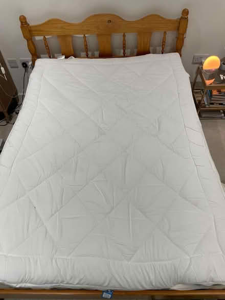 Photo of free Double pine bed frame (Peckham) #1