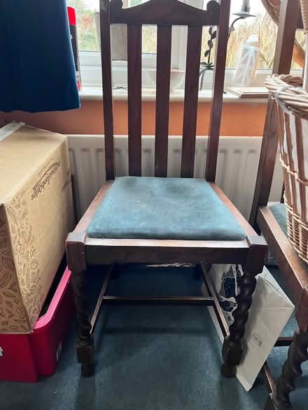 Photo of free 4 vintage dining chairs (Wheathampstead AL4) #1