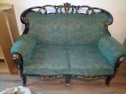 Photo of free Two seater ornate sofa (E5) #1