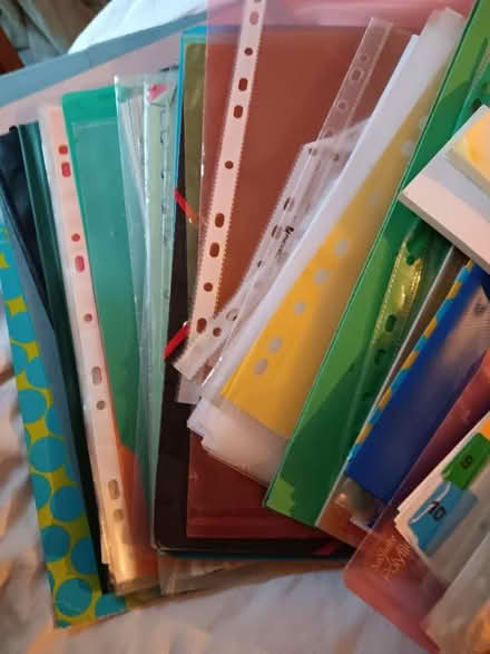 Photo of free Bag of cardboard/plastic wallets, inserts (Soho WC2H) #2
