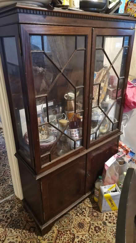 Photo of free Antique wood cabinet (TW5) #1