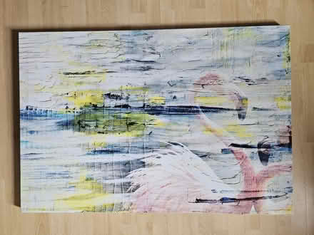 Photo of free Large flamingo canvas print (SW19 Wimbledon) #1