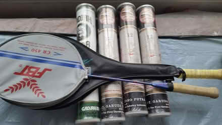 Photo of free badminton racquets, 4x12 birdies (Ann Arbor near Hillside Terr.) #1