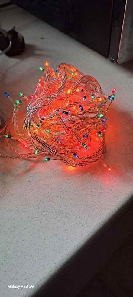 Photo of free Coloured fairy lights (Wenhaston IP19) #2