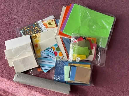 Photo of free Craft, scrap, transfer paper + card (Greece, NY) #1