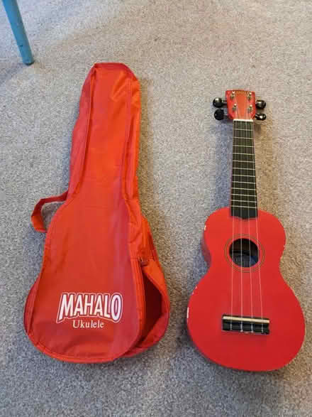 Photo of free Red Ukulele with case (SW2) #2