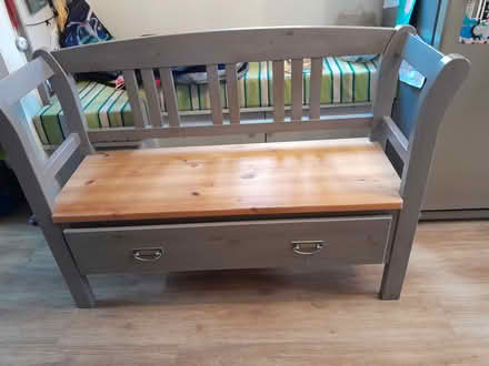 Photo of free Indoor Wooden Bench with draw (Whitefield M45) #3