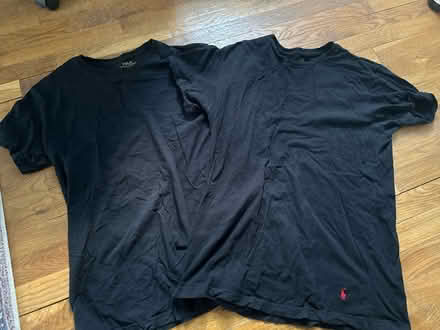 Photo of free 2 x men’s black undershirt Polo L (Clinton Hill, Brooklyn) #1