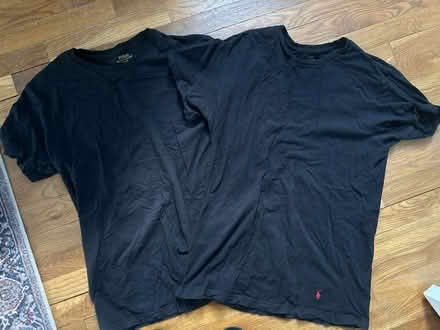 Photo of free 2 x men’s black undershirt Polo L (Clinton Hill, Brooklyn) #2