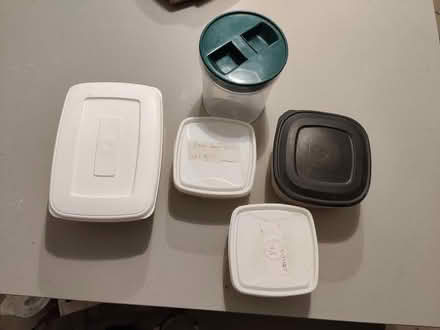 Photo of free 5 plastic storage tubs (Grange over sands) #2