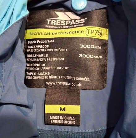 Photo of free Ladies Shower Proof Coat (Woolston WA1) #2