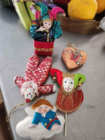 Photo of free Vintage clown and glass ornaments (Bloomfield, NJ) #1