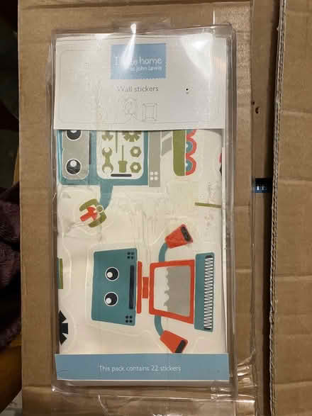 Photo of free Robot wall stickers (Whitecross OX13) #1