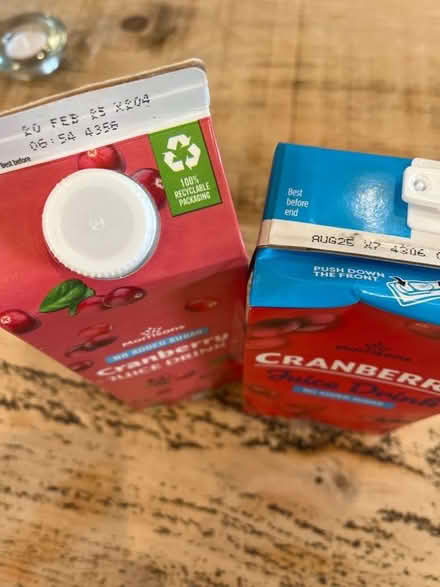 Photo of free Cranberry juice (Blacklands TN34) #2