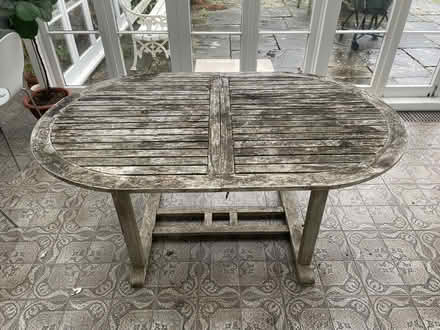 Photo of free Teak Garden Table (Barnes SW13) #3