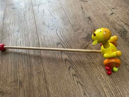 Photo of free Wooden push-along giraffe toy (SM4) #3