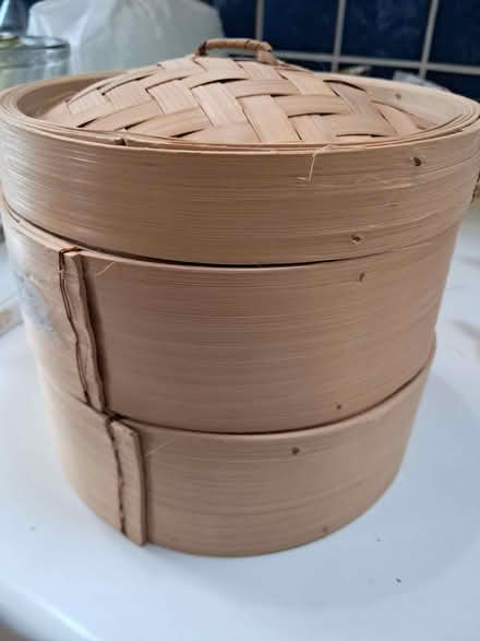Photo of free Pair of bamboo steamer baskets (Earlsfield SW18) #2