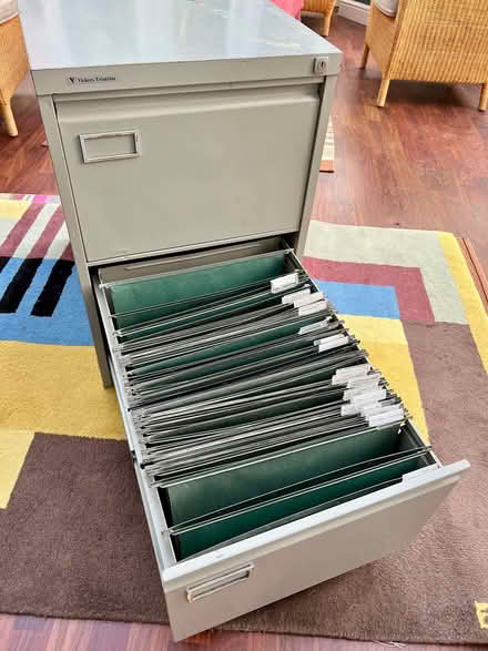 Photo of free Two-drawer filing cabinet (Merrow Park) #1