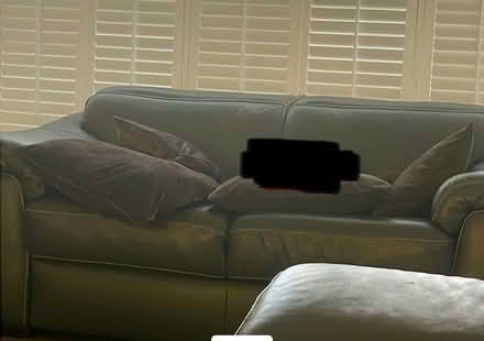 Photo of free Natuzzi dark grey 2seater sofa (Burpham surrey) #1