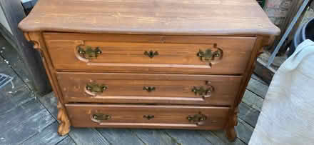 Photo of free Solid wood old dresser (Grant st and Allston way) #1