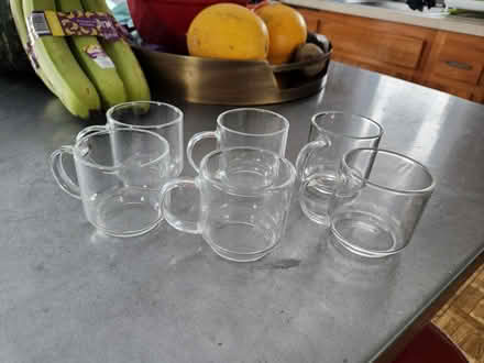 Photo of free 6 small glass cups-espresso size (Bloomfield, NJ) #1