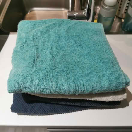 Photo of free 4 used hand towels (Saltcoats KA21) #1