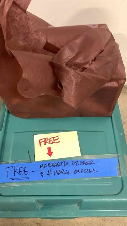 Photo of free Margarita Pitcher & 4 glasses (16 Street & First Ave Manhatta) #1