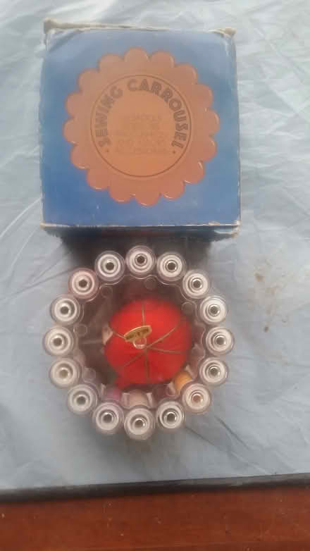 Photo of free sewing kit threads pincushion (Ann Arbor near Hillside Terr.) #1