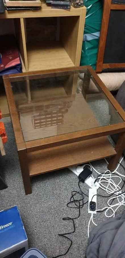 Photo of free Square coffee table with glass aperture (Chorley Moor PR7) #1