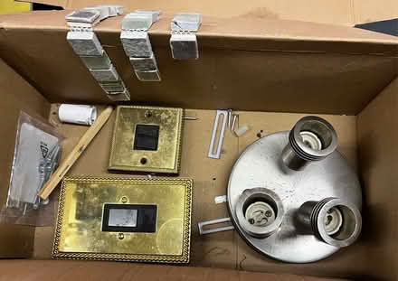 Photo of free Electrical fittings & few mosaic tiles (Langwathby CA10) #1