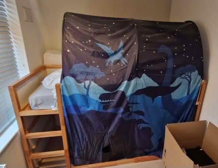 Photo of free IKEA KURA BED- with Mattress and Canopy (Ealing W5) #2
