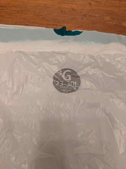 Photo of free 20-30L bin bags (TN13 Riverhead) #2