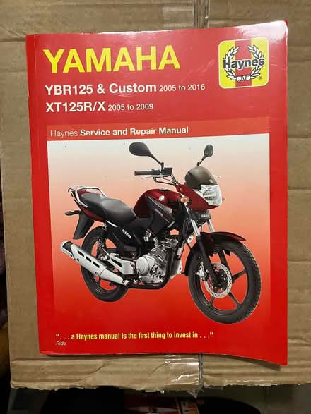 Photo of free Haynes motorbike manual (Whitecross OX13) #1