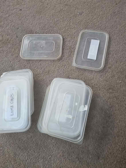Photo of free plastic lids for microwave/freezer containers (West Byfleet KT15) #2